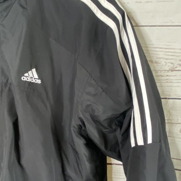 Vintage Y2K Adidas Nylon Jacket In Retro Black And White small - Picture 5 of 7